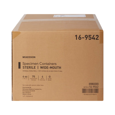 McKesson Specimen Container for Pneumatic Tube Systems, 120 mL, 1 Bag of 75 (Specimen Collection) - Img 5