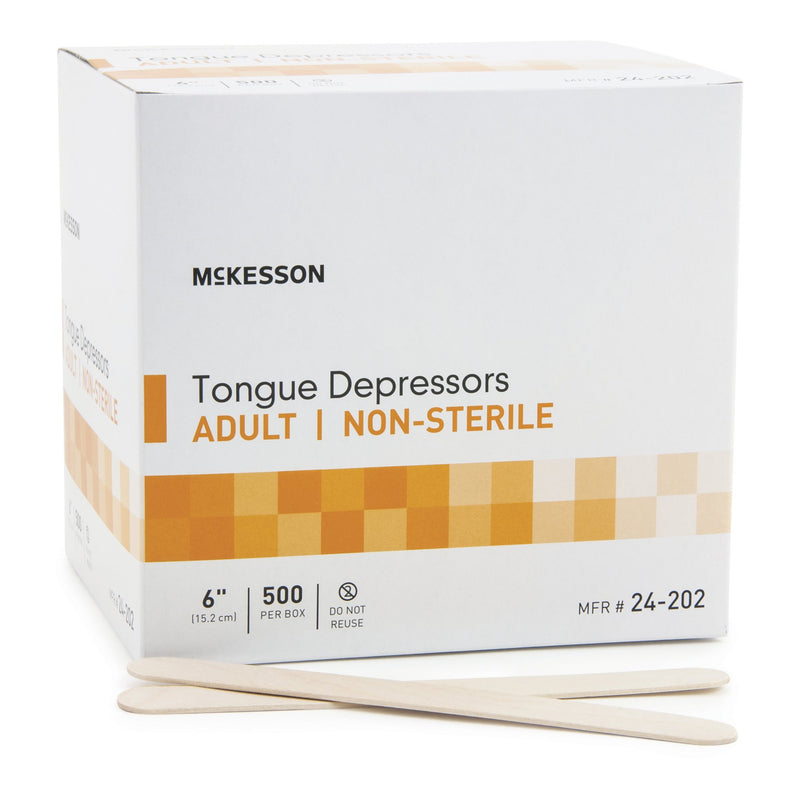 McKesson Tongue Depressor, Senior, Wide Blade, Non-Sterile, 1 Box (Tongue Depressors) - Img 5