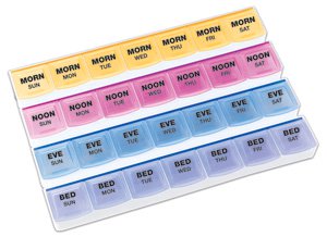 Apex® MediPlanner® Pill Organizer, 1 Each (Pharmacy Supplies) - Img 1