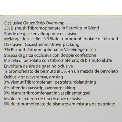 Xeroform™ Occlusive Xeroform Petrolatum Impregnated Dressing, 1 x 8 inch, 1 Box of 50 (Advanced Wound Care) - Img 4