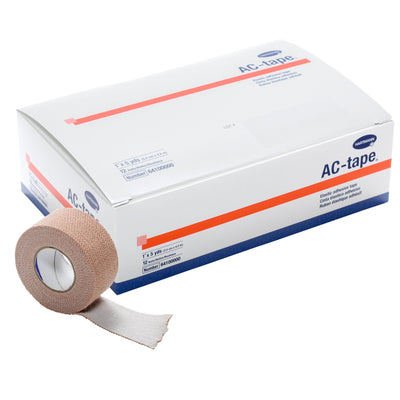 AC-tape® Cotton Elastic Tape, 1 Inch x 5 Yard, Tan, 1 Case of 144 (General Wound Care) - Img 1