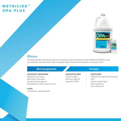 MetriCide® OPA Plus OPA High-Level Disinfectant,1 gal Jug, 1 Each (Cleaners and Solutions) - Img 5