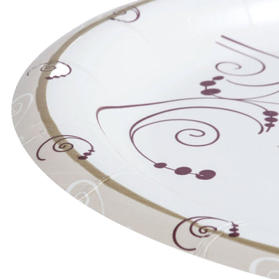 Bare® Coated Paper Plate, 8-1/2 Inch Diameter, 1 Bag of 125 (Dishware) - Img 5