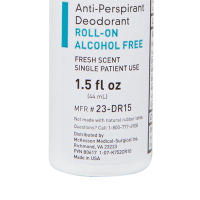 McKesson Antiperspirant / Deodorant, Fresh Scent, 1.5 oz Roll-On, 1 Case of 96 (Skin Care) - Img 4