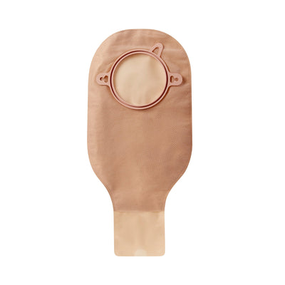 New Image™ Drainable Beige Colostomy Pouch, 12 Inch Length, 2¾ Inch Flange, 1 Box of 10 (Ostomy Pouches) - Img 2