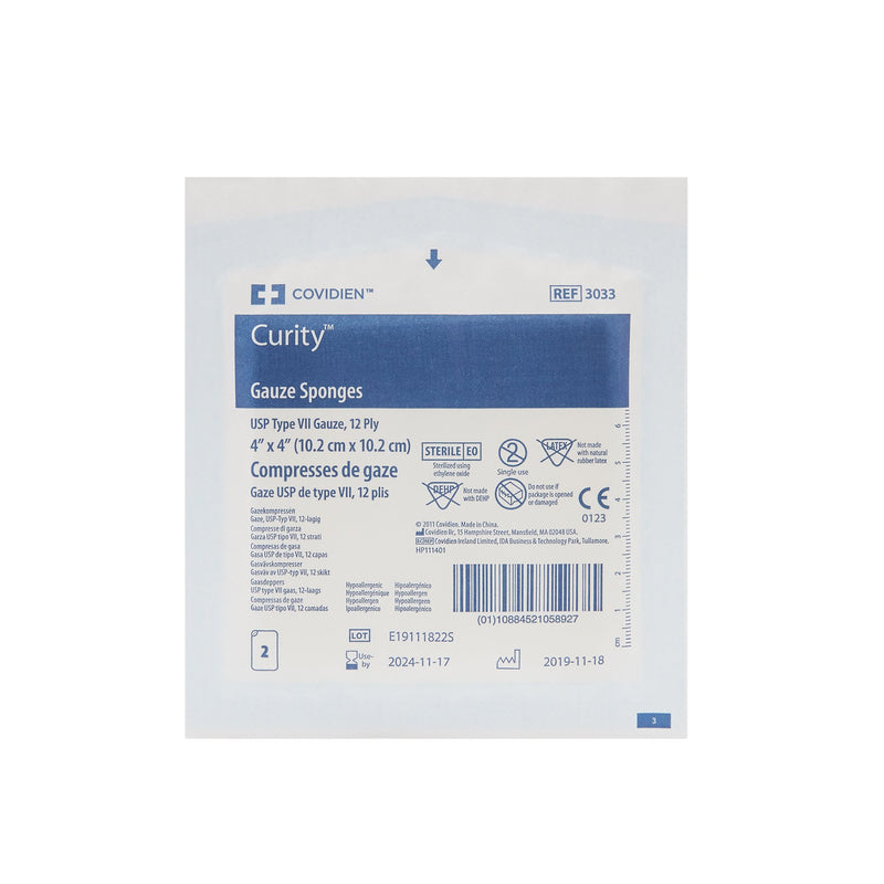 Curity™ Sterile USP Type VII Gauze Sponge, 4 x 4 Inch, 1 Tray of 25 (General Wound Care) - Img 3