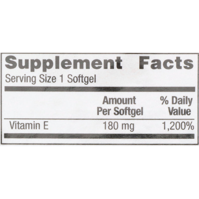 Geri-Care® Vitamin E Supplement, 1 Bottle (Over the Counter) - Img 4