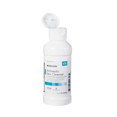McKesson Antiseptic Skin Cleanser, 4 oz. Flip-Top Bottle, 1 Case of 48 (Skin Care) - Img 1