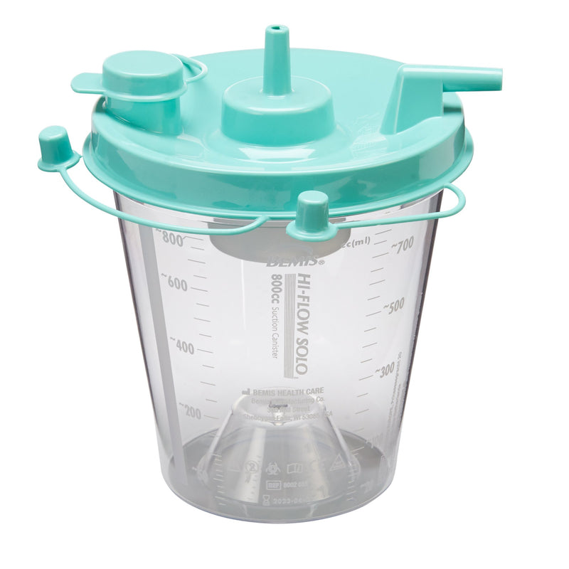 Hi-Flow™ Rigid Suction Canister for use with Bemis Quick-Drain™ Systems, 800 mL, 1 Case of 70 (Suction Canisters and Liners) - Img 1