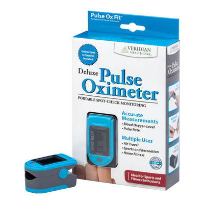 SmartHeart Fingertip Pulse Oximeter for Blood Oxygen Saturation, Deluxe, 1 Each (Oximetry) - Img 1