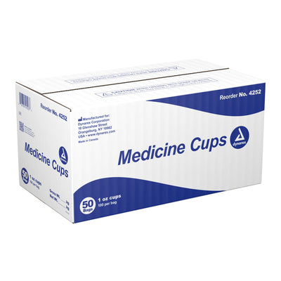 dynarex® Disposable Graduated Medicine Cup, 1 oz., 1 Bag of 100 (Drinking Utensils) - Img 3