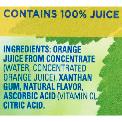 Thick & Easy® Clear Honey Consistency Orange Juice Thickened Beverage, 46 oz. Bottle, 1 Case of 6 (Nutritionals) - Img 7