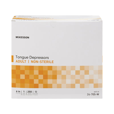 McKesson Tongue Depressor, Wood, 6 Inch, 1 Box (Tongue Depressors) - Img 2