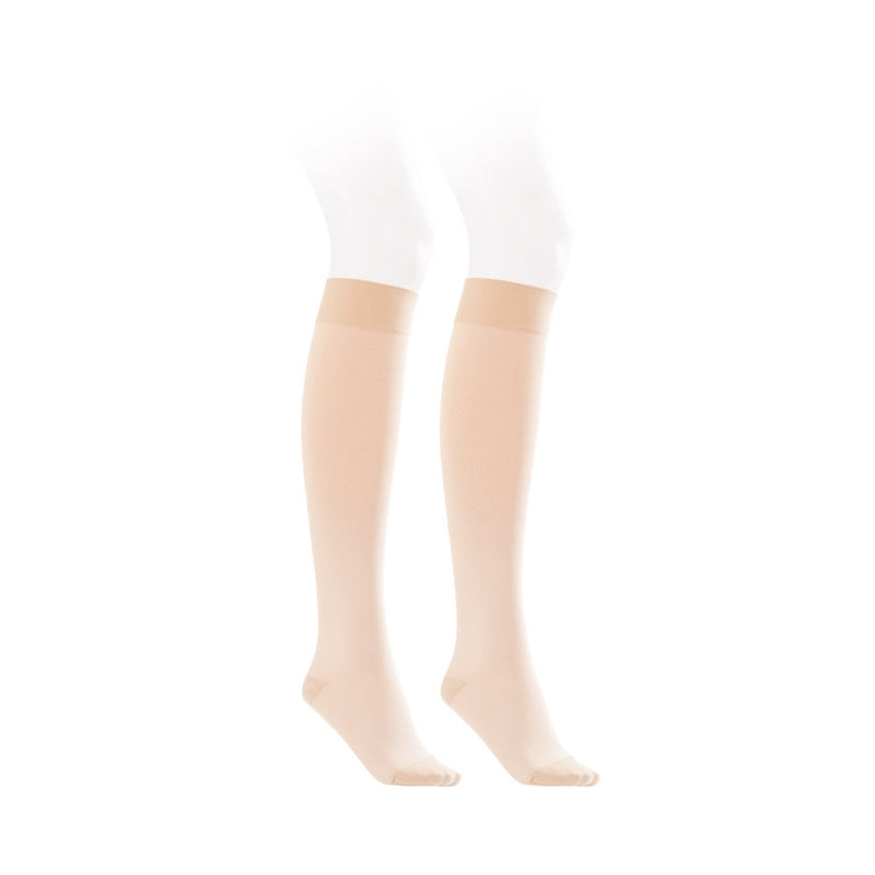 Jobst® Compression Knee-High Stockings, X-Large, Natural, 1 Pair of 2 (Compression Garments) - Img 1
