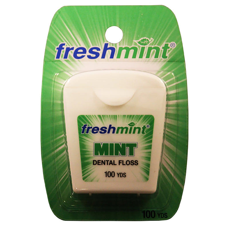 freshmint® Mint Flavored Waxed Dental Floss, 100 yds., 1 Each (Mouth Care) - Img 1