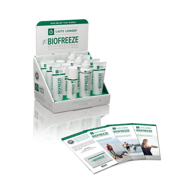 Biofreeze® Professional Counter Display Menthol Topical Pain Relief, 1 Case (Over the Counter) - Img 1