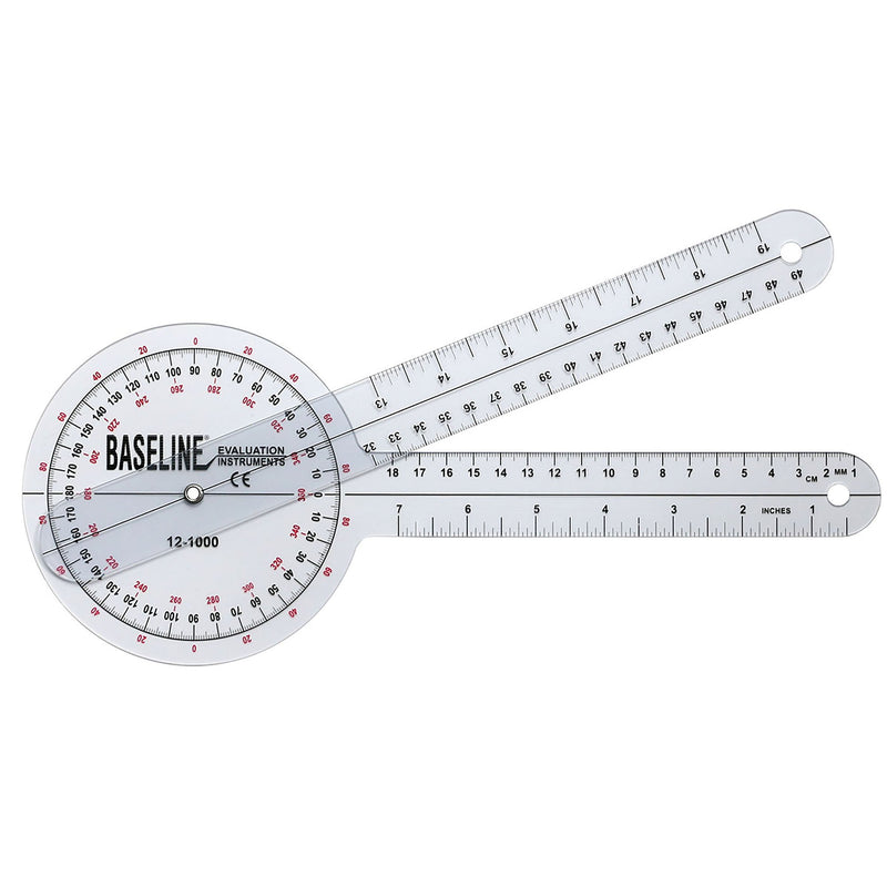 Baseline® Goniometer, 12 Inch Arms, 1 Each (Assessment Tools) - Img 1