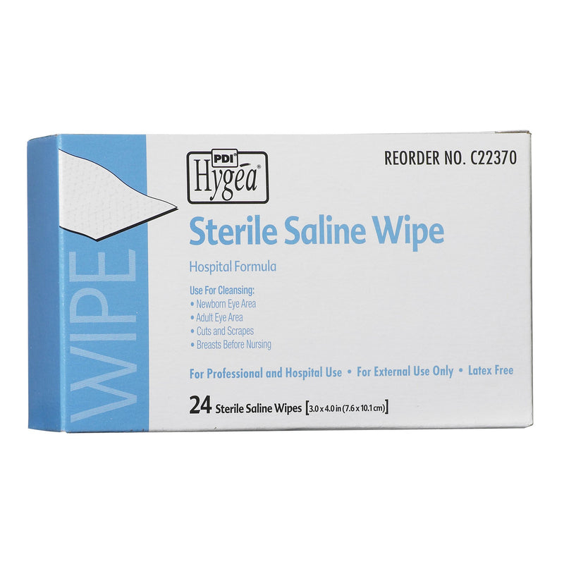 Hygea® Unscented Saline Wipe, Individual Packet, 1 Each (Skin Care) - Img 2