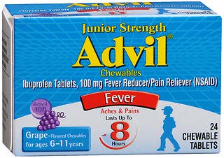 Advil® Junior Strength Ibuprofen Pain Relief, 1 Bottle (Over the Counter) - Img 1