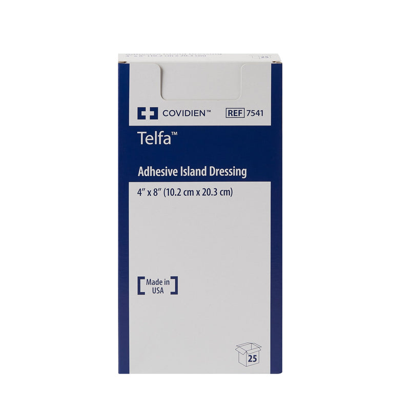 Telfa™ White Adhesive Dressing, 4 x 8 Inch, 1 Carton of 25 (General Wound Care) - Img 3