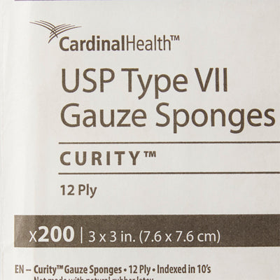 Curity™ NonSterile USP Type VII Gauze Sponge, 3 x 3 Inch, 1 Bag of 200 (General Wound Care) - Img 4