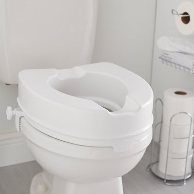 McKesson Raised Toilet Seat, 4-Inch Height, 1 Each (Raised Toilet Seats) - Img 6