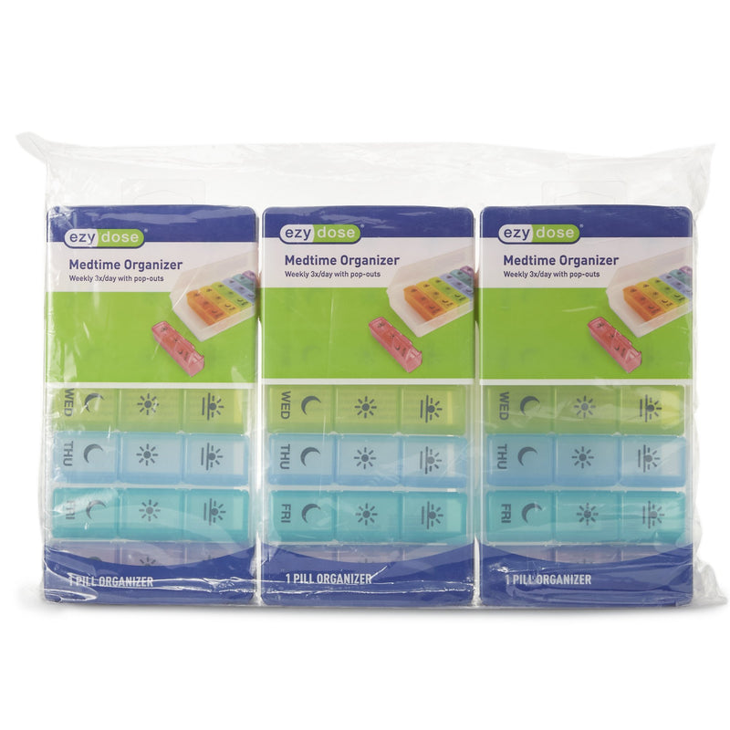 Ezy Dose® Pill Organizer, 1 Pack of 3 (Pharmacy Supplies) - Img 2