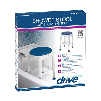 drive™ Swivel Seat Shower Stool, 1 Case of 4 (Commode / Shower Chairs) - Img 4