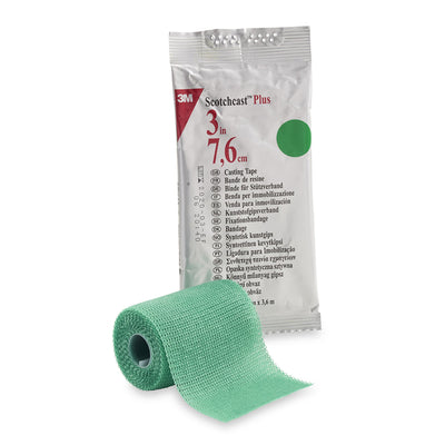 3M™ Scotchcast™ Plus Green Cast Tape, 3 Inch x 4 Yard, 1 Each (Casting) - Img 1