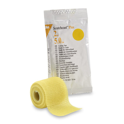 3M™ Scotchcast™ Plus Yellow Cast Tape, 2 Inch x 4 Yard, 1 Each (Casting) - Img 1