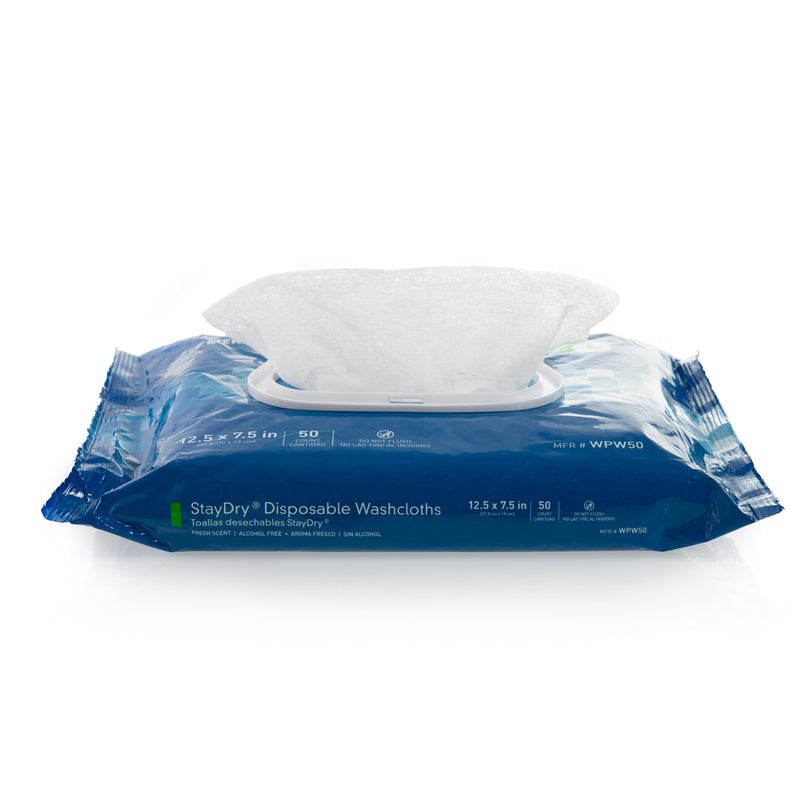 StayDry® Scented Personal Wipe, 50 Count Soft Pack, 1 Case of 12 (Skin Care) - Img 2