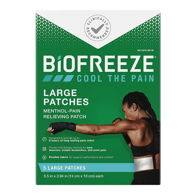 BIOFREEZE, PATCH PAIN RELIEVING (5/BX 24BX/CS) (Over the Counter) - Img 1