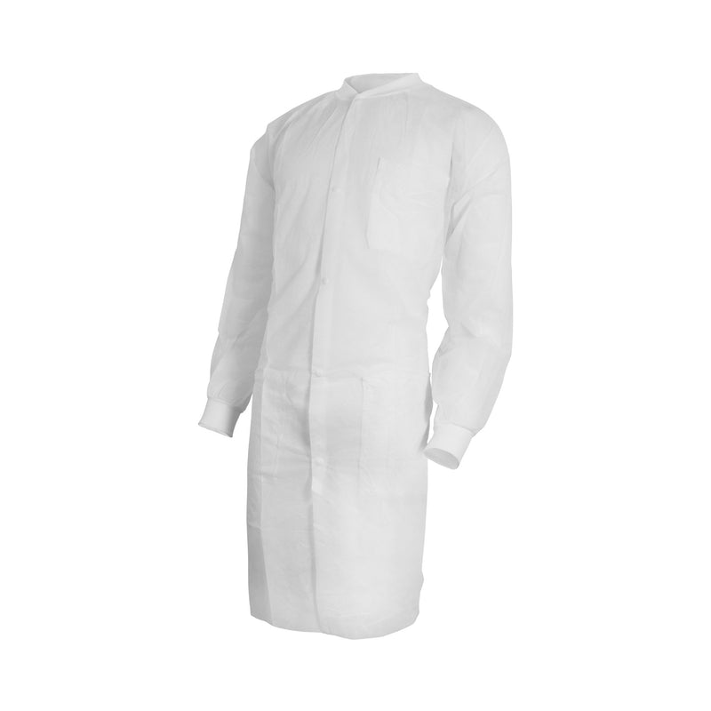 McKesson Lab Coat, Small / Medium, White, 1 Case of 30 (Coats and Jackets) - Img 1