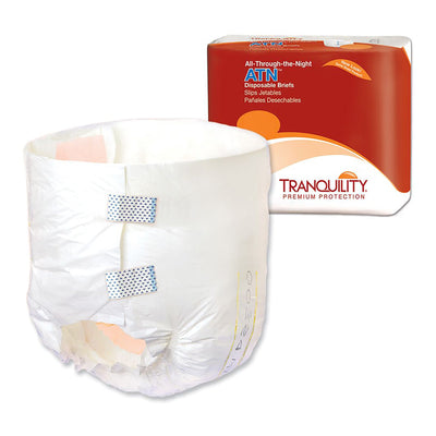 Tranquility® ATN Maximum Protection Incontinence Brief, Extra Small, 1 Case of 100 () - Img 1