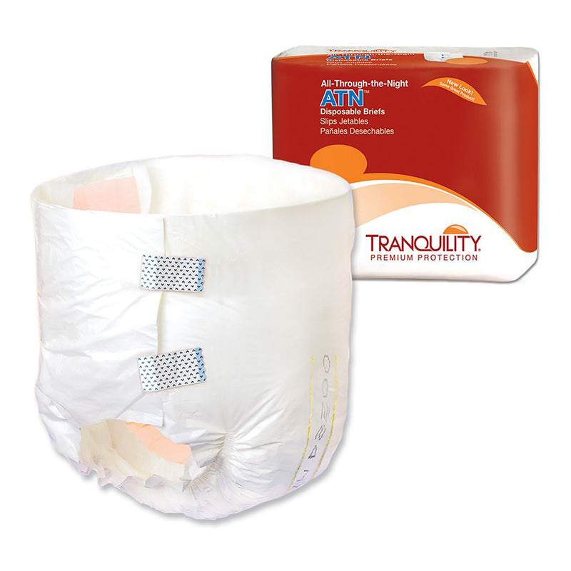 Tranquility® ATN Maximum Protection Incontinence Brief, Extra Small, 1 Case of 100 () - Img 1