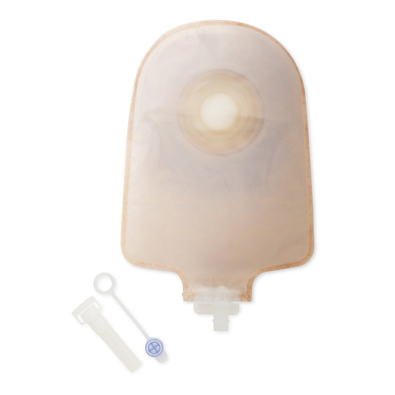 Premier™ One-Piece Drainable Transparent Urostomy Pouch, 9 Inch Length, 1 Inch Stoma, 1 Box of 10 (Ostomy Pouches) - Img 2