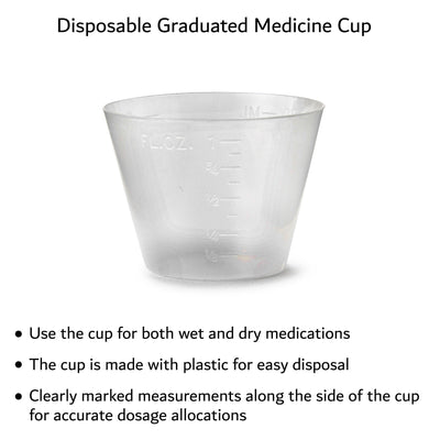 Cypress Graduated Medicine Cup, 1 ounce, 1 Case of 5000 (Drinking Utensils) - Img 3