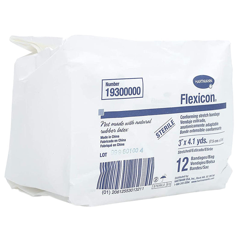 Flexicon® Sterile Conforming Bandage, 3 Inch x 4-1/10 Yard, 1 Case of 96 (General Wound Care) - Img 1