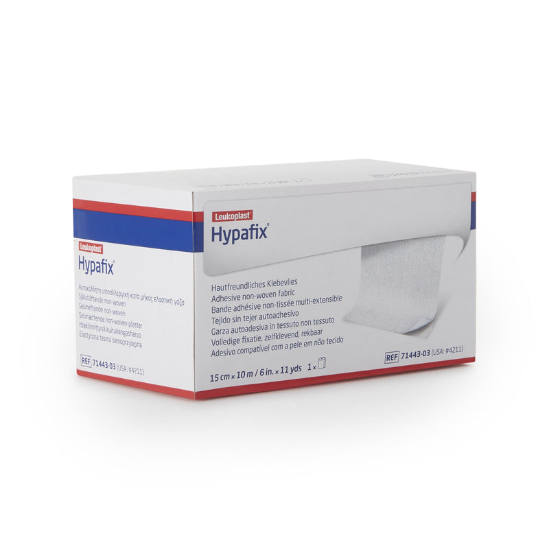 Hypafix® Nonwoven Dressing Retention Tape, 6 Inch x 10 Yard, White, 1 Case of 24 (General Wound Care) - Img 2