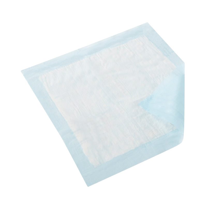 TENA Regular Underpads, Light Absorbency, Blue, Disposable, Latex-Free, 23 X 24 Inch, 1 Case of 200 (Underpads) - Img 4