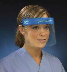 SHIELD, SPLASH W/FRAME SHORT (40/BX 5BX/CS) (Face Shields) - Img 1