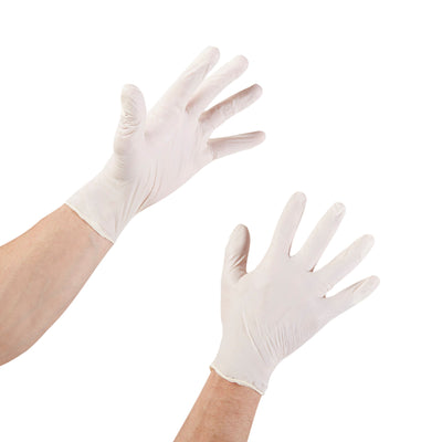 McKesson Stretch Vinyl Exam Glove, Large, Ivory, 1 Box of 100 () - Img 5
