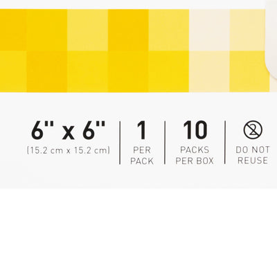 McKesson Hydrocolloid Dressing, 6 x 6 Inch, 1 Box of 10 (Advanced Wound Care) - Img 3