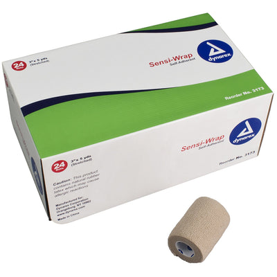 Sensi-Wrap Self-adherent Closure Cohesive Bandage, 3 Inch x 5 Yard, 1 Each (General Wound Care) - Img 1