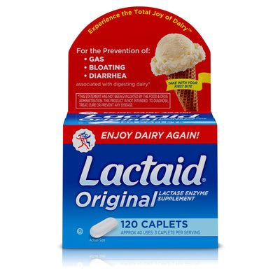 Lactaid® Original Lactase Enzyme Dietary Supplement, 1 Bottle (Over the Counter) - Img 2