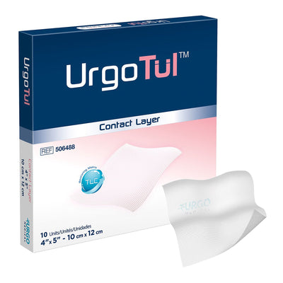 UrgoTul™ Impregnated Contact Layer Dressing, 4 x 5 Inch, 1 Box of 10 () - Img 1