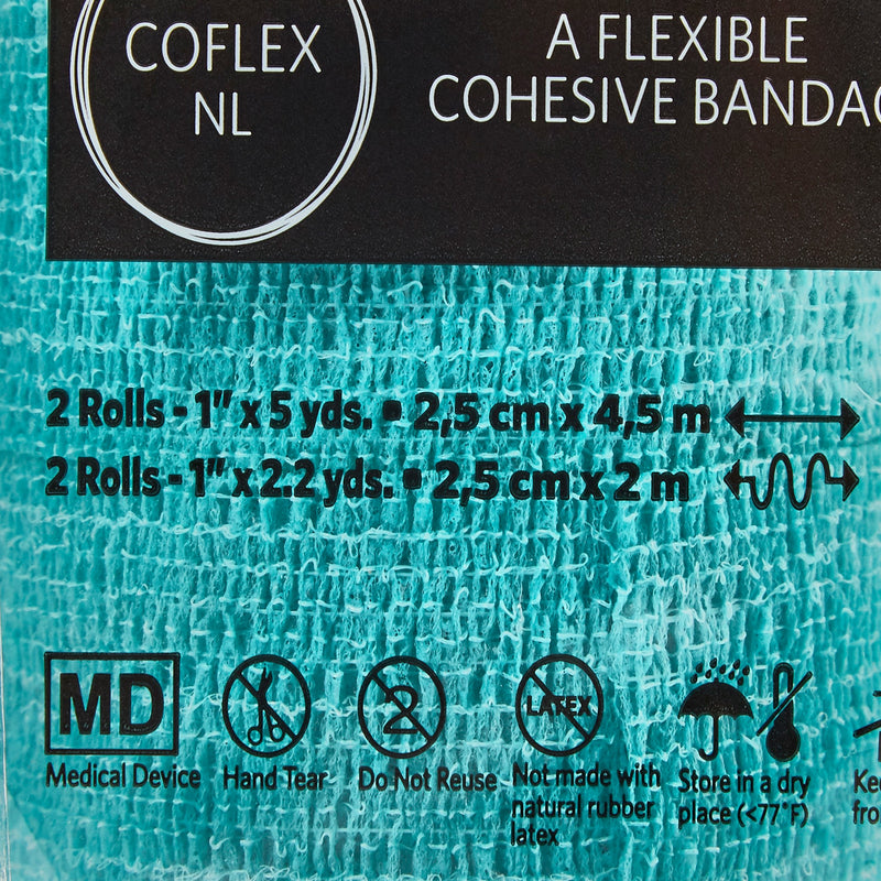 CoFlex® NL Self-adherent Closure Cohesive Bandage, 1 Inch x 5 Yard, 1 Roll (General Wound Care) - Img 5