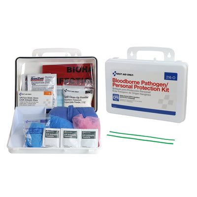 SPILL KIT, CLEANUP W/PERSON PROTECT/BBP/CPR SHIELD (10/CS) (Fluid Management) - Img 1