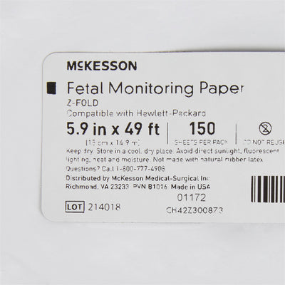 McKesson Fetal Monitoring Paper, 1 Case of 6000 (Diagnostic Recording Paper and Film) - Img 3