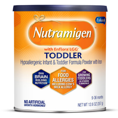 Enfamil® Nutramigen™ with Enflora LGG® Toddler Formula, 12.6 oz. Can, 1 Case of 6 () - Img 1